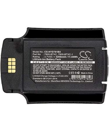 Replacement Battery for Dolphin 7600 & 7600 II - 3200mAh/3.7V | Compatible Part Numbers: 7600-BTEC 7600-BTXC 7600-BTXC-1 - International Shipping Available - Buy Online on SooperMarket.com