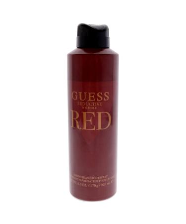 GUESS Seductive Red for Men Deodorizing Body Spray 6 Oz Deodorizing Body Spray 6 Fl Oz (Pack of 1)