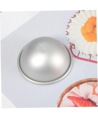 COHEALI Circle Stencil 4PCS soap molds food molds cake mold Aluminum Molds Bath Moulds cake pan puck 3d baking mold Silver medium - Buy Online on SooperMarket.com