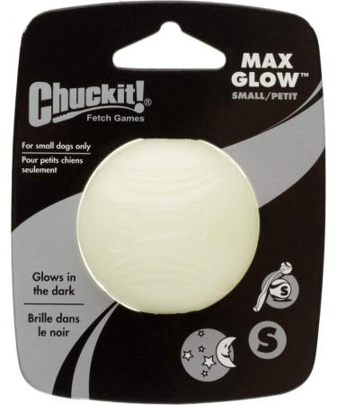 Chuckit! Max Glow Ball Small 2-Pack - Best Glow-in-the-Dark Dog Toy for Night Play | International Shipping Available - Buy Online on SooperMarket.com