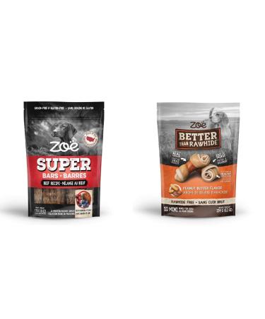 Zoe Super Bars for dogs + Zo Better Than Rawhide Bones for Dogs