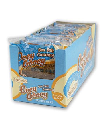 Prairie City Bakery Sea Salt Caramel Ooey Gooey Butter Cake, 1 Box, 10 Cakes