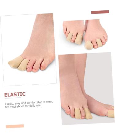 Silicone Toe Sleeves 2 Pairs - Pinky Toe Guards for Sneaker Toe Protection - Buy Online on SooperMarket.com