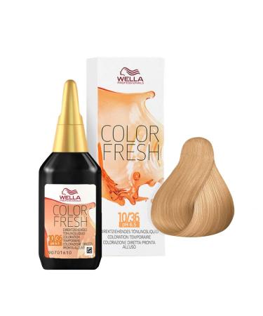 Wella Color Fresh gloss tint 10/ 36 light blonde gold-violet (1 x 75 ml)