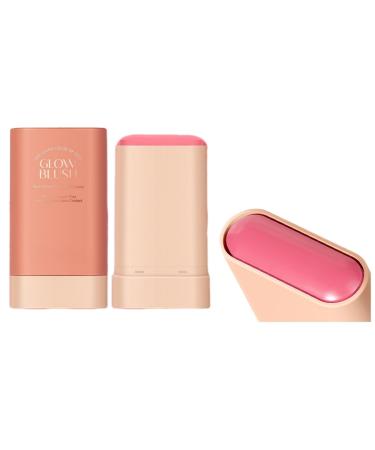 Lovelycat On the Go Makeup Blush Stick Long Lasting Natural Nude Makeup Tinted Moisture Stick Shadow Lips Cheek Waterproof Creamy Makeup Long Lasting Natural Nude Makeup for All Skin (pink)