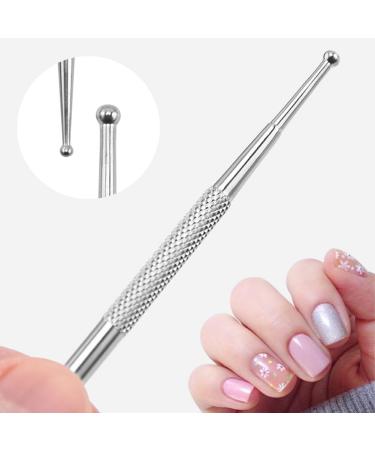 5 Pack Nail Dotting Pen Stainless Steel Double-ended Painting Nail Dotting Pens DIY Nail Decorations Manicure Tools for Home Beauty Nail Salon - Buy Online on SooperMarket.com