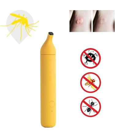 Sting and Bite Relief Mini Electronic Bug Bite Itch Relief Stick Electronic Anti Itch Pen for Kids and Adults (Banana Yellow) - Buy Online on SooperMarket.com