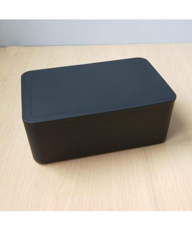 Black Dispenser with Lightweight Napkin Cases Easy Open & Close Utility Tissue Holder Storage Box - Buy Online on SooperMarket.com