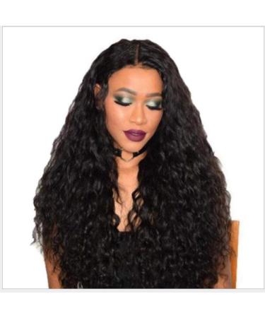 BGHJUE WIG Halloween African Explosion Head Synthetic Hair Lace Front Wigs for Women Color Long Soft Natural Wave Trendy Lace Wig Side Part
