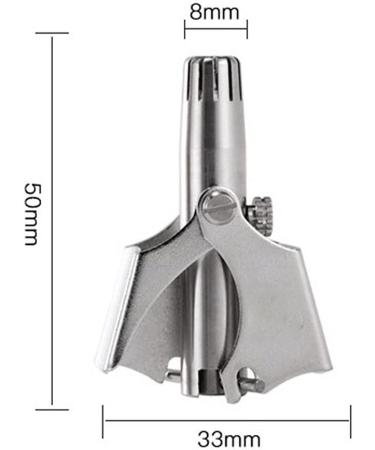 TEMKIN Nose Hair Trimmer for Men - Stainless Steel Manual Shaver | Washable Ear & Nose Hair Trimmer - Buy Online on SooperMarket.com