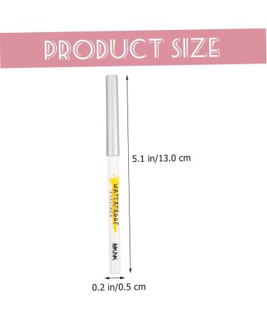 Healeved 20 Pcs White Lying Silkworm Pen Pencil Eyeshadow Stick White Eye Pencil Eye Shadow Pen Abs - Buy Online on SooperMarket.com
