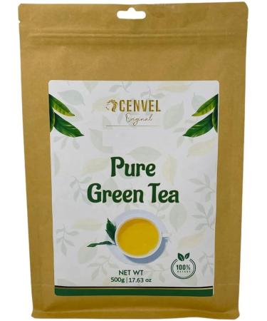 CENVEL Pure Green Tea Loose Leaf | 100% Natural and Fresh Harvest | Detox Loose Leaves Tea | Ceylon Green Tea | Single Estate Tea (500g) - Buy Online on SooperMarket.com