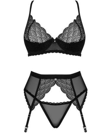 Obsessive - CHEMERIS Set 3 Pieces XS/S Black - Buy Online on SooperMarket.com