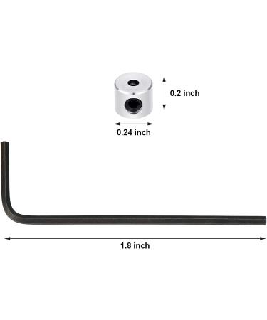 Mudder 100 Pcs Pin Keepers Locking Clasps with Wrench 6x5mm - Secure Your Pins Now - Buy Online on SooperMarket.com