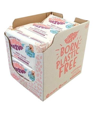 Jackson Reece Kinder by Nature Water-Based Baby Wipes - 56 Count (Case of 12 packs)