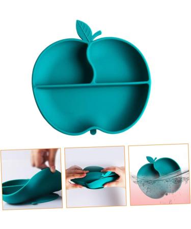 TOYANDONA Silicone Dinner Grid Tableware for Kids - Reusable Anti-fall Training Plate with Suction for Mess-free Eating - Buy Online on SooperMarket.com