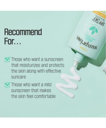 ETUDE HOUSE Sunprise Mild Airy Finish Sun Milk SPF50+ | PA+++ | Sebum-Free 100% Mineral Sunscreen - Buy Online on SooperMarket.com