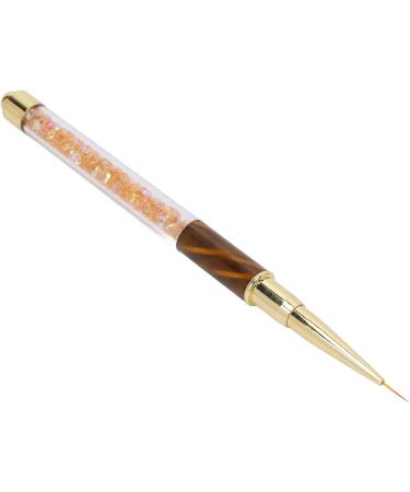 Manicure Liner Pen Nail Rhinestone Picker Dotting Pen Nail Art DIY Decoration Tool for Household Nail Shop (Orange stripes (middle pull cord)) - Buy Online on SooperMarket.com