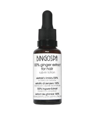 Ginger Extract 100% Hair Lotion Rub 30ml BINGOSPA