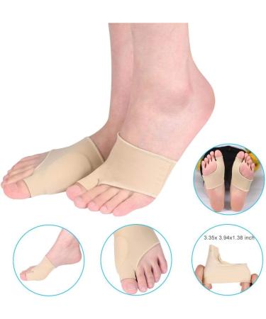 Bunion Corrector with Gel Pads - Toe Straightener & Hallux Valgus Relief Sleeve for Foot Health - Body Correction & Protective Gear - Buy Online on SooperMarket.com