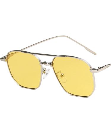Buy Protective Blue Light Filter Glasses for Kids - Prescription-Free Gaming & Computer Glasses | Oval Design Z1103Z_1 - Yellow - Buy Online on SooperMarket.com