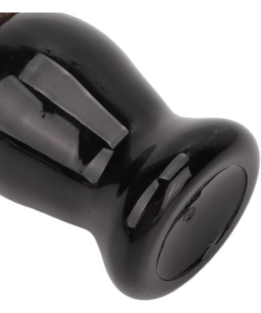 Pilipane Shave Brush - Quick Drying Bart Brush for Men | Soft Brown Nylon Hair & Comfortable Black Handle | Perfect for Home & Salon Beard Care - Buy Online on SooperMarket.com