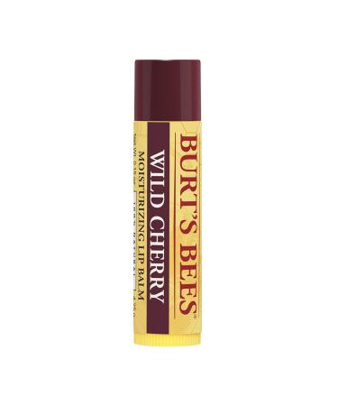 Burt's Bees Moisturizing Lip Balm Wild Cherry 0.15 Ounce