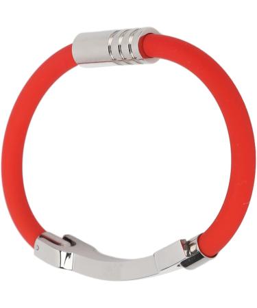Buy Red Balance Bracelet Wristband - Silicone Negative Ion Washable for Running - International Shipping Available - Buy Online on SooperMarket.com