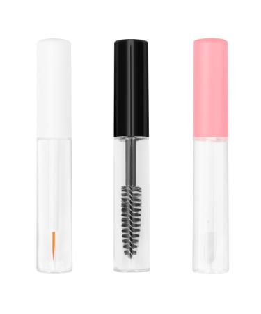 Acooruiteng Mascara Tube 5ML Empty Mascara Reusable Empty Mascara Tube Refillable Empty Mascara Tube for Castor Oil Portable Mascara Tubes for Castor Oil for DIY Cosmetics Home Travel(3 Pcs)