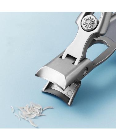 Ultra Sharp Nail Clippers Fingernail and Toenail Clippers Cutters Stainless Steel Wide Jaw Opening Anti Splash Sharp and Sturdy Easy to Use Portable Nail Trimmer Manicure Tools for Men & Women - Buy Online on SooperMarket.com
