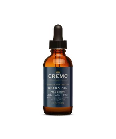 Cremo Beard Oil  Palo Santo (Reserve Collection)  1 fl oz - Restore Natural Moisture and Soften Your Beard To Help Relieve Beard Itch Palo Santo 1 Fl Oz (Pack of 1)