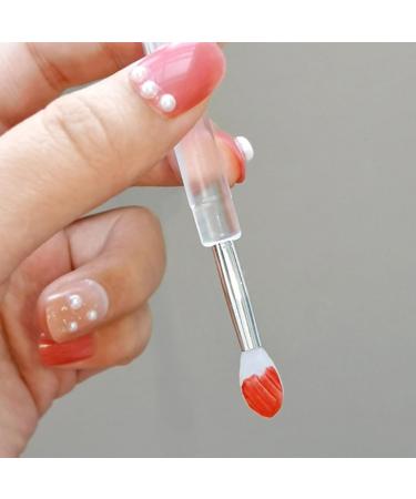 Silicone Lip Brushes - Portable Lipstick Applicator Wands & Mini Lip Scrub Brush (4PCS) | Exfoliate & Enhance Your Lips - Buy Online on SooperMarket.com
