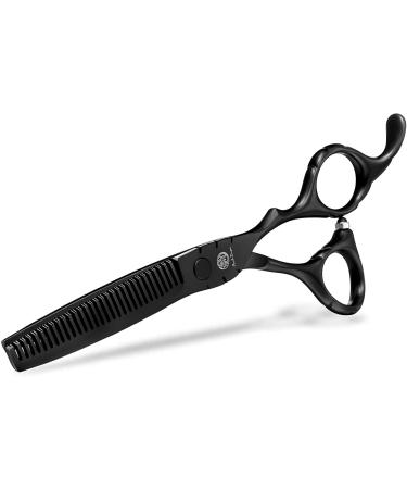 Purple Dragon 440C Hair Salon Cutting Shear & Thinning Scissor Set 6 Inch with Bag - Professional Japan Barber Hairdressing Shears - Buy Online on SooperMarket.com