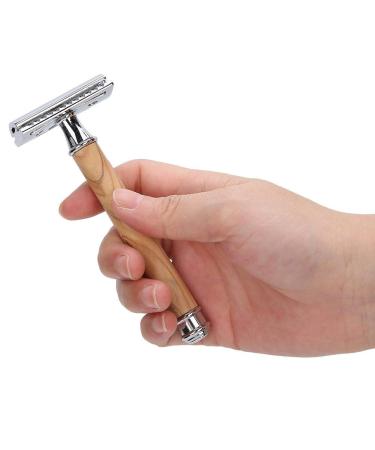 Men's Double-Sided Blade Head Shaver - Portable Silver Razor for Face & Body Care | International Shipping Available - Buy Online on SooperMarket.com