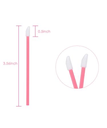 650PCS Disposable Lip Brushes | Lip Gloss Applicators Makeup Kit | Pink Lipstick Wands - Buy Online on SooperMarket.com