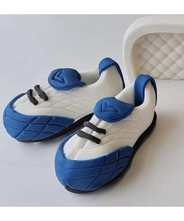 Blue Football Boots cake topper 100% Edible decoration