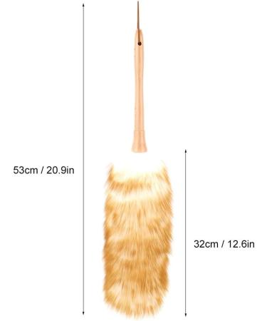 Feather Duster Household Cleaning Tool Soft Lambs Wool Duster Dust Cleaner No Electrostatic Duster - Buy Online on SooperMarket.com