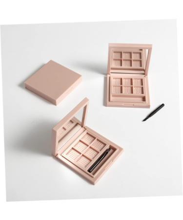 HAPINARY 2pcs Empty Eyeshadow Dish Cosmetics Palette Pans Travel Containers for Toiletries Highlighters 1 count (Pack of 1) Pink - Buy Online on SooperMarket.com