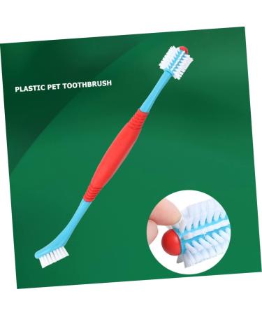 Angoily 4pcs Dual-head Pet Household Puppy Tools Teeth Manual Cleaners for Double-end Convenient Tooth - Buy Online on SooperMarket.com