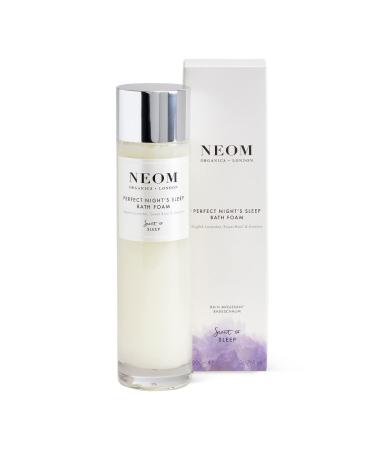 NEOM  Perfect Nights Sleep Bath Foam, 6.76 fl oz | Lavender & Jasmine | Coconut & Almond Oil | Scent to Sleep | Vegan & Cruelty Free