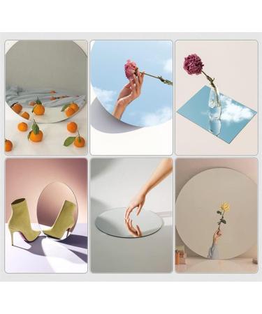 GISELA D Acrylic Mirror Reflection Board Set - 7Pcs Photo Background Props for Photography Ornaments and Reflective Displays - Buy Online on SooperMarket.com