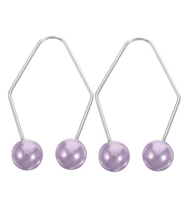 WOFASHPURET 1 Pair Dimple Trainer Face Dimples Trainer Beauty Smile Exerciser Forming Mouth Exerciser Metal Dimples Exerciser Facial Tools Dimple Makers for Cheeks Sports Alloy Purple Former 4.30X2.50X0.80CM Purple