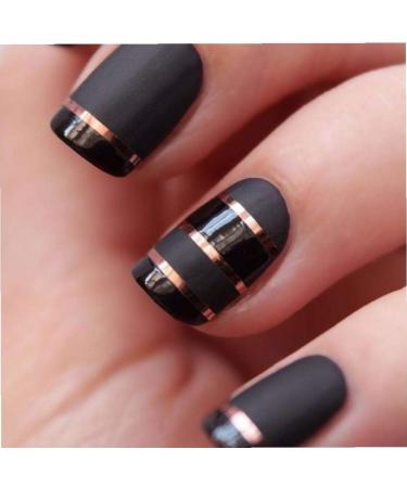Cinnamon Color Glitter Nail Art Striping Tape - 4pcs Adhesive Rolls, 1-3mm Tips - Buy Online on SooperMarket.com