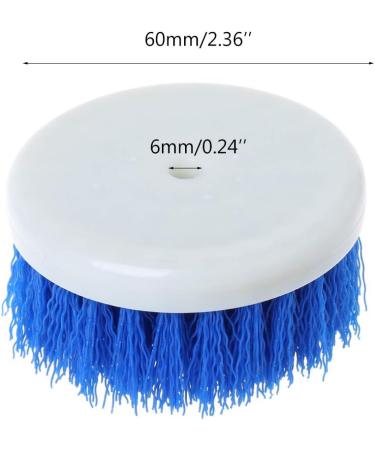 60mm Drill Powered Scrub Drill Brush For Head For Cleaning Ceramic Shower Tub Tools - Buy Online on SooperMarket.com