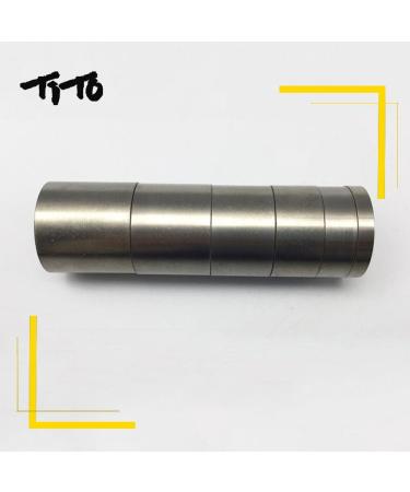 TiTo Titanium Bicycle Headset Spacer Set - 1-1/8 Inch 5-30mm - Threadless Stem Spacers for MTB, BMX, Road Bikes - Glossy Finish - Buy Online on SooperMarket.com