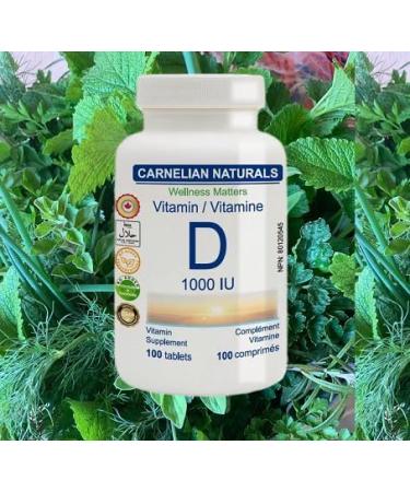 Vitamin D 1000 IU - Sunshine Vitamin for Healthy Immune and Glucose Management - No Preservatives No Artificial Colors or Flavours - Buy Online on SooperMarket.com