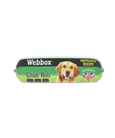 Webbox Improved Recipe Prime Chub Roll Beef Duck or Chicken Dog Food Treats 720g (Chub Roll Duck 3 Pack)