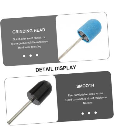 Mikinona 3 Sets Nail Art Polishing Caps Electric Nail File Accessory Drill Bits Manicure Pedicure Sanding Caps Nail Art Mmxmm Sanding Bands - Buy Online on SooperMarket.com
