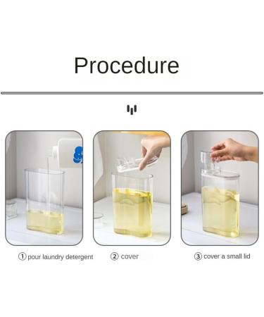 Knadgbft 3Piece Laundry Detergent Dispenser Laundry Detergent Organizer for Laundry Room Organization - Buy Online on SooperMarket.com