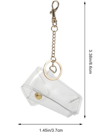 VALICLUD Clear Lipstick Chapstick Keychain - Key Fob Holder - Buy Online on SooperMarket.com